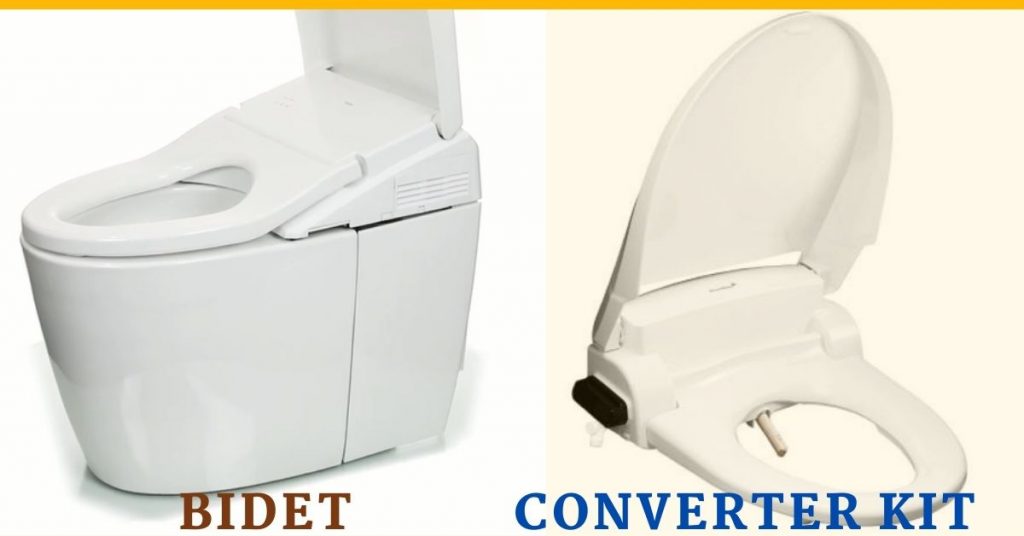 Bidet and Bidet Converter Kit