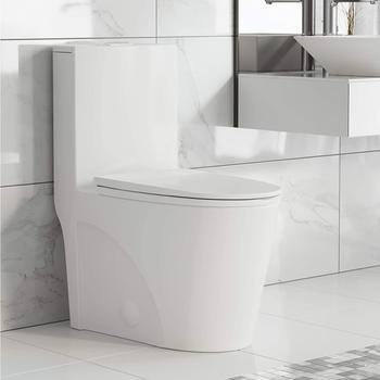 An image of Swiss Madison well made forever SM-1T254 ST. Tropez one piece Toilet