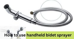 How to use a handheld bidet sprayer-(installation, usage & Benefits)