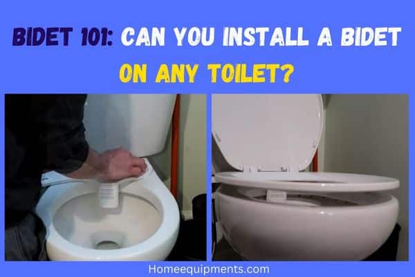 Installation of bidet on any toilet guide