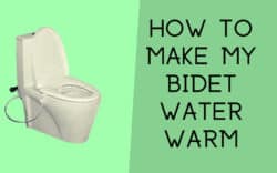 How to make my bidet water warm